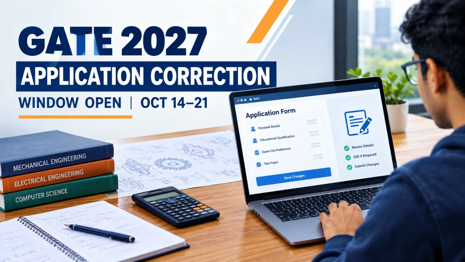 GATE 2027 application correction window