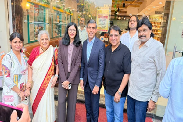 Rishi Sunak in Delhi