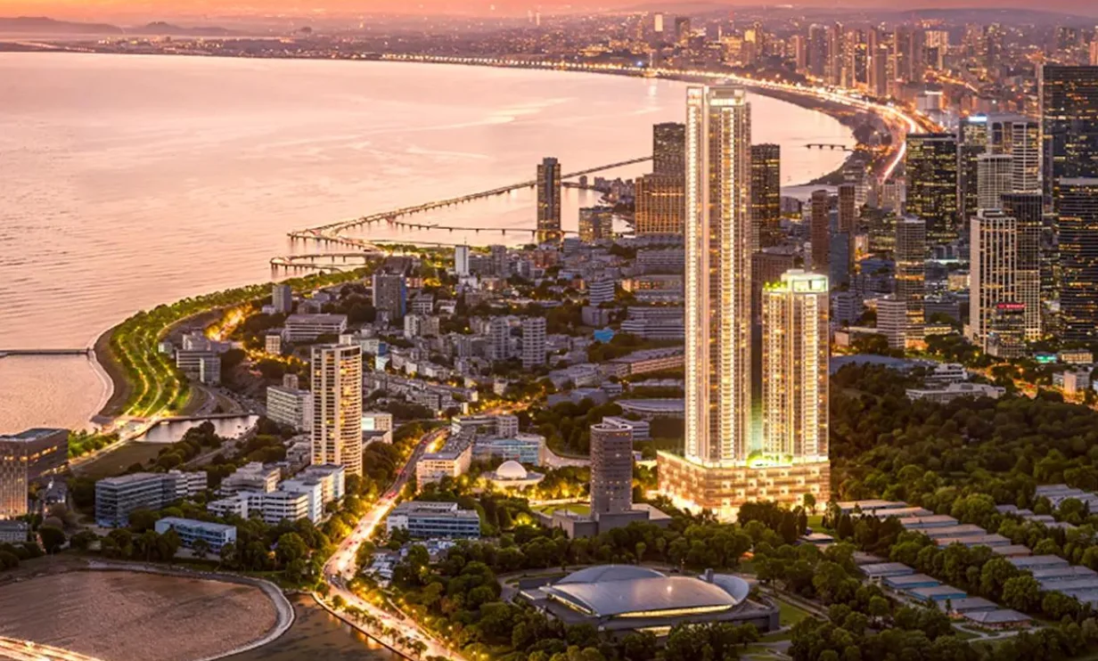 Premium residential skyscrapers in Mumbai’s Worli luxury housing market