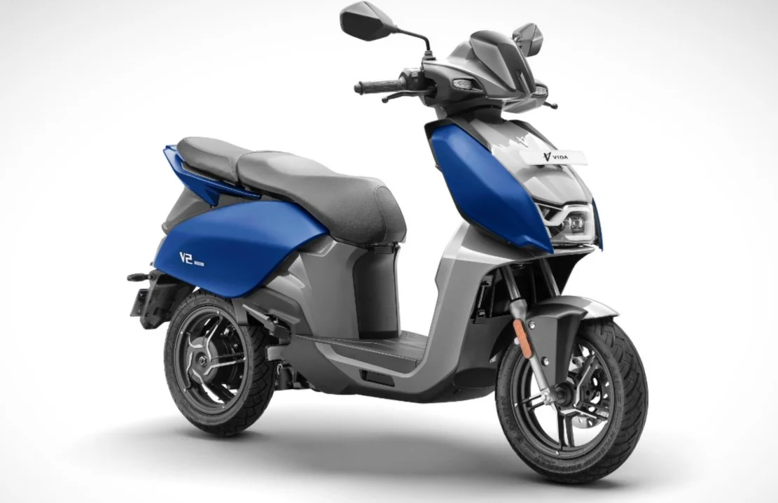 Hero Vida electric scooter representing the brand's electric two-wheeler sales growth