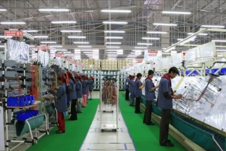 Automotive wiring harness and electrical components used in vehicle manufacturing