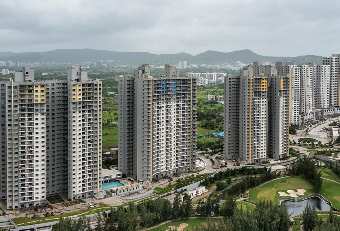 Residential apartment development in Pune's Hinjewadi real estate corridor